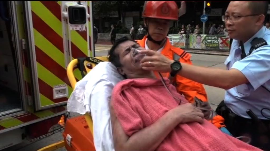 長沙灣唐樓火警一人送院
