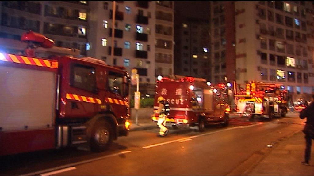 北角雲景道單位失火無人傷