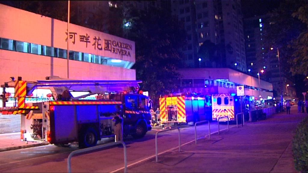 沙田河畔花園單位失火四人送院