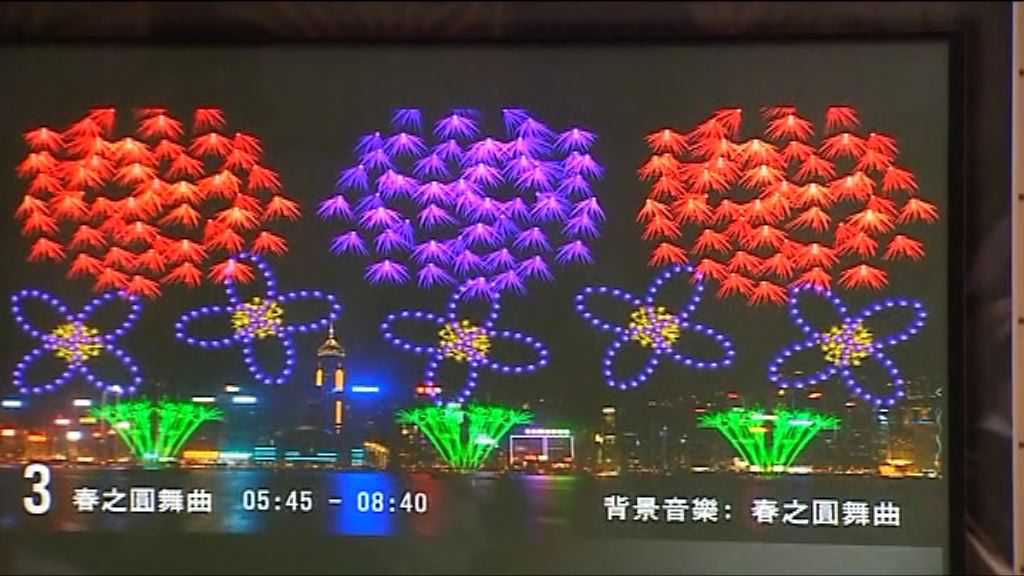 國慶煙花匯演晚上9時發放