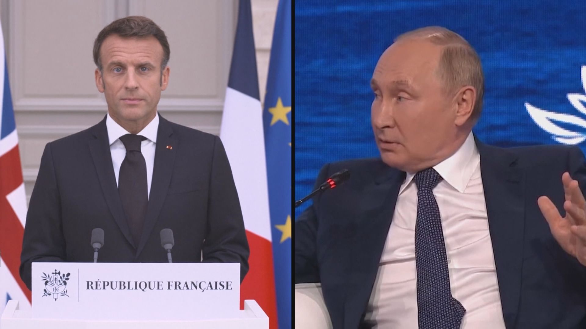 普京與馬克龍通電話談及扎波羅熱核電廠安全問題