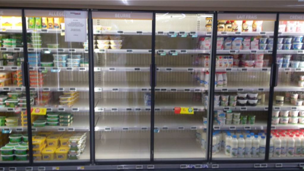 法國超市牛油供應短缺