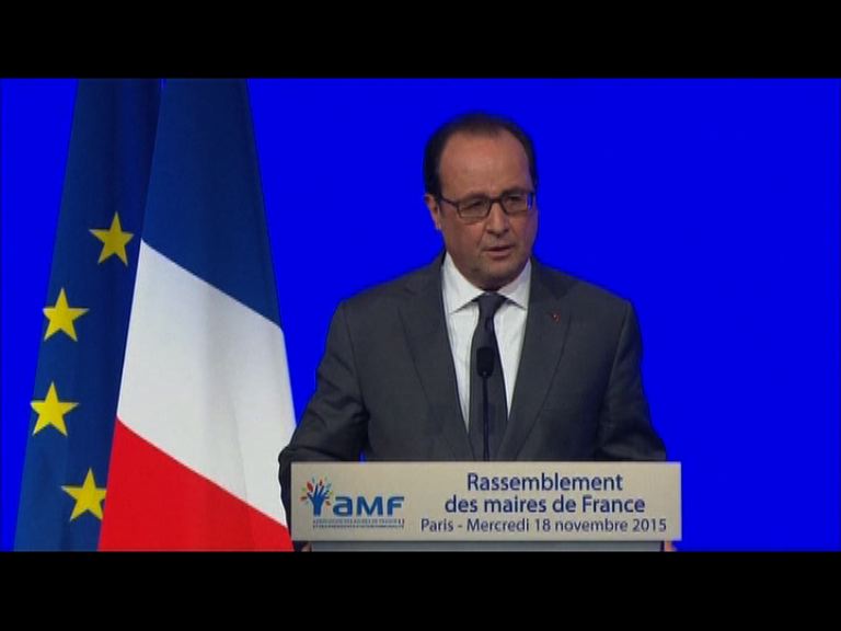 奧朗德籲法國民眾重過正常生活