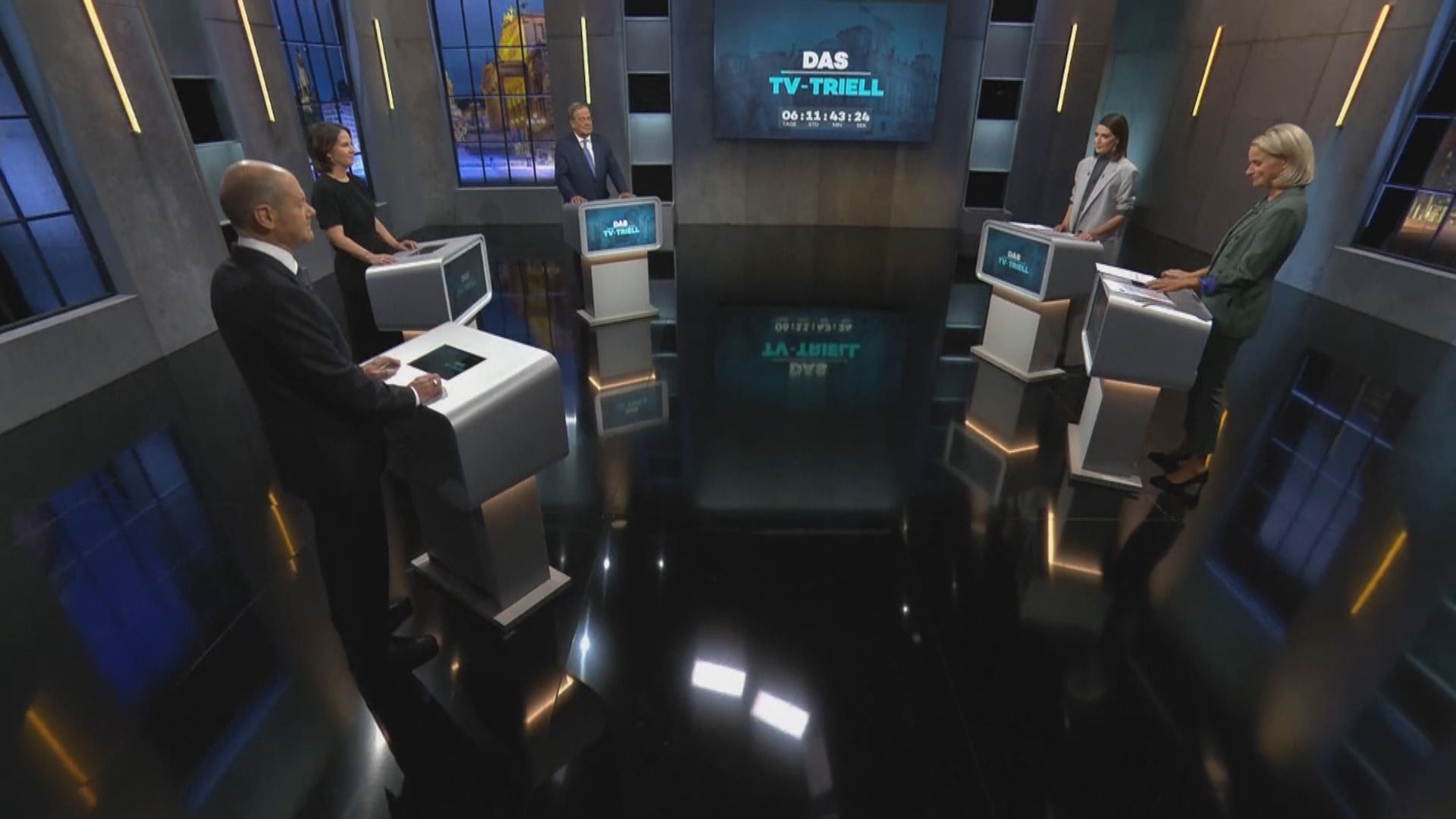 德國大選　候選人進行最後一場電視辯論