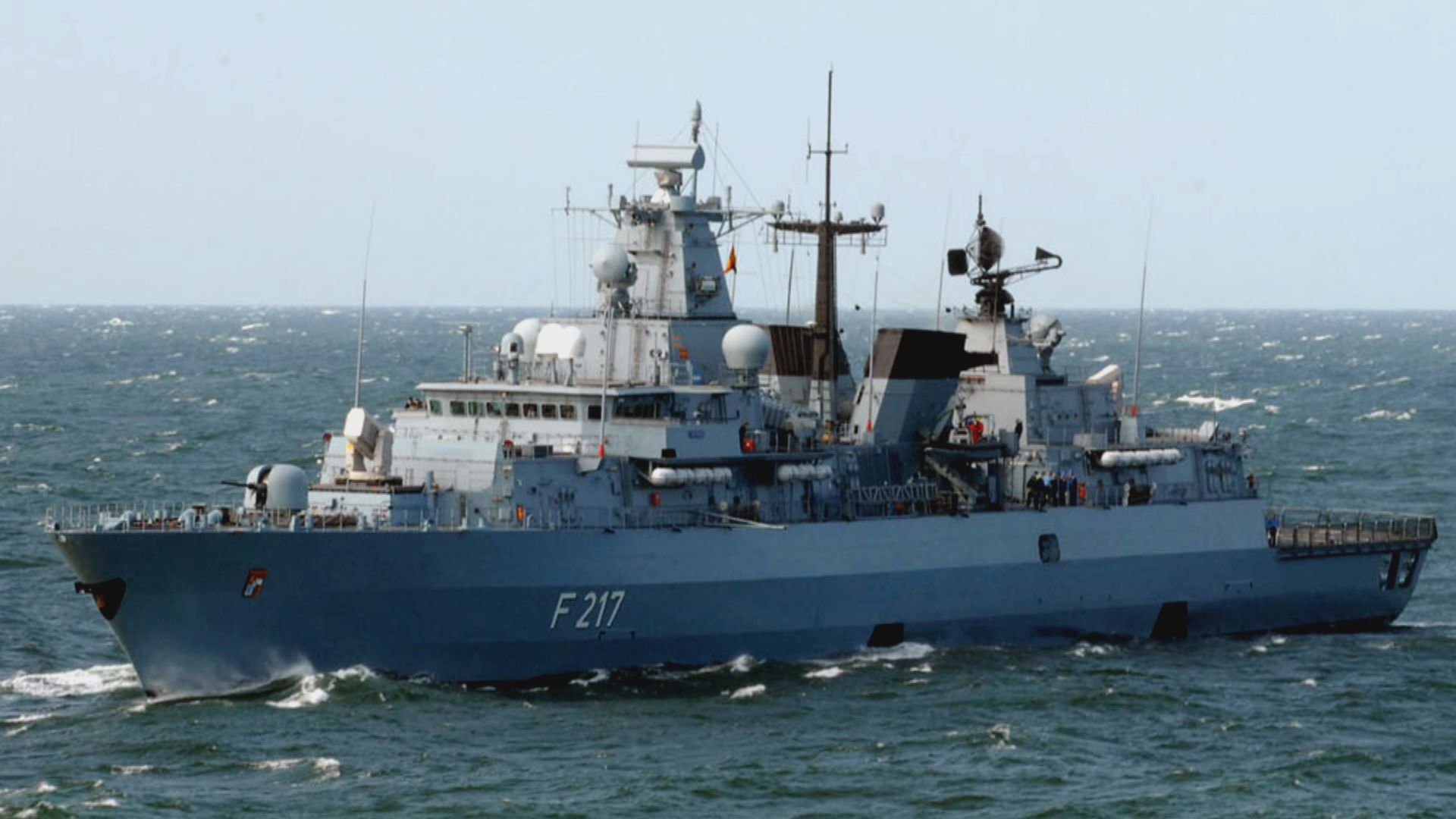 德國巡防艦前往南海　近20年首次