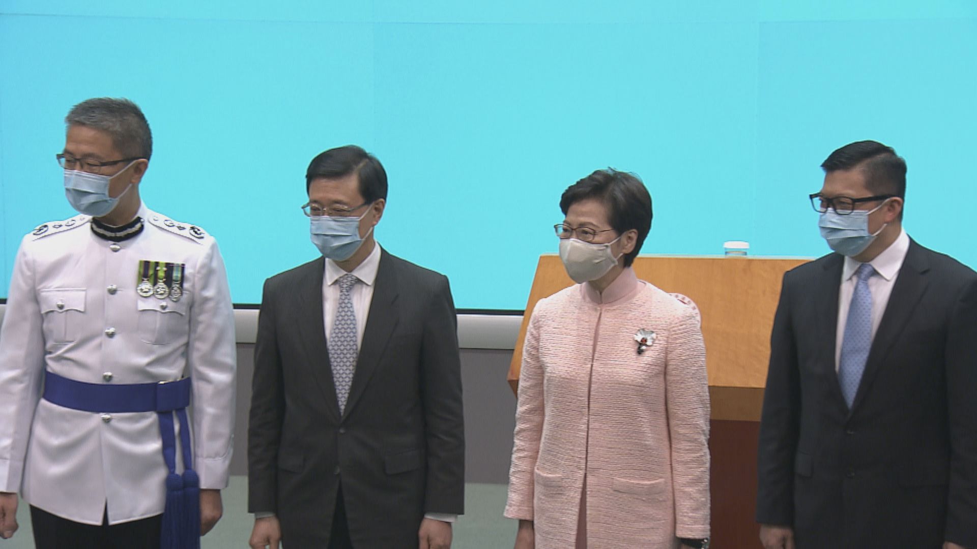 林鄭月娥否認偏重紀律部隊　稱李家超有能力統領公務員