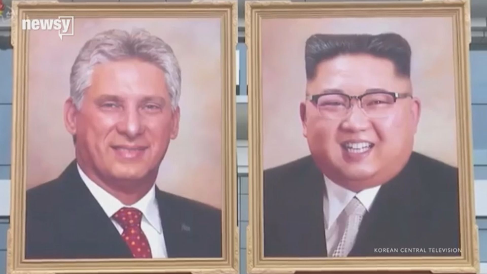 【環球薈報】北韓首度公開展示金正恩肖像畫