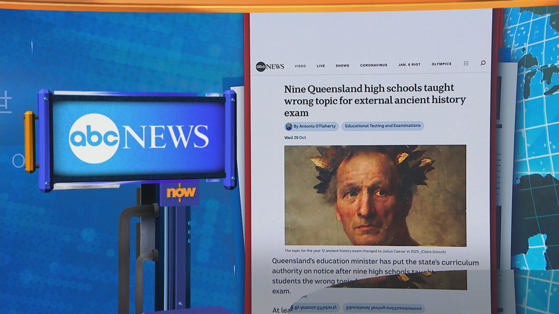 世味天下｜澳洲昆士蘭多間高中古代史教錯課程　當局承諾酌情處理