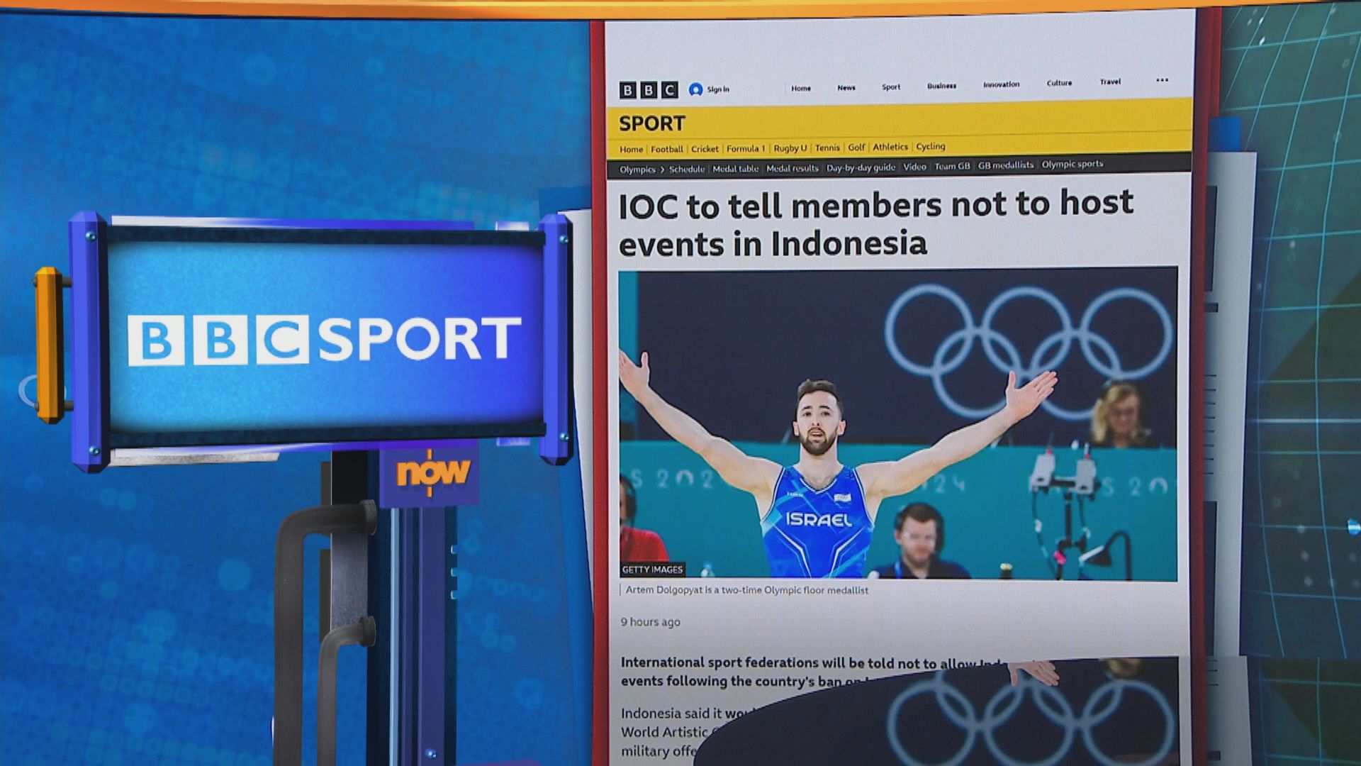 世味天下｜印尼禁以色列體操隊入境參加世錦賽　國際奧委會倡杯葛印尼