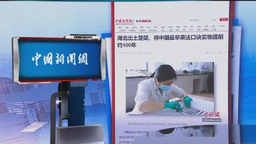 【環球薈報】湖北出土戰國時期記載乘法口訣竹簡