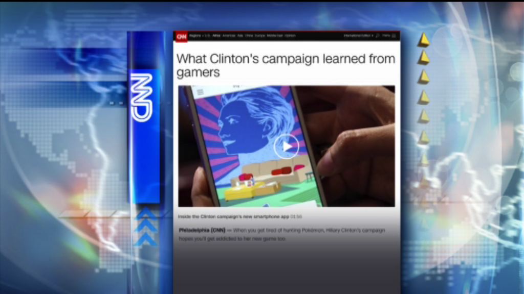 【環球薈報】希拉里推遊戲搶攻年輕市場