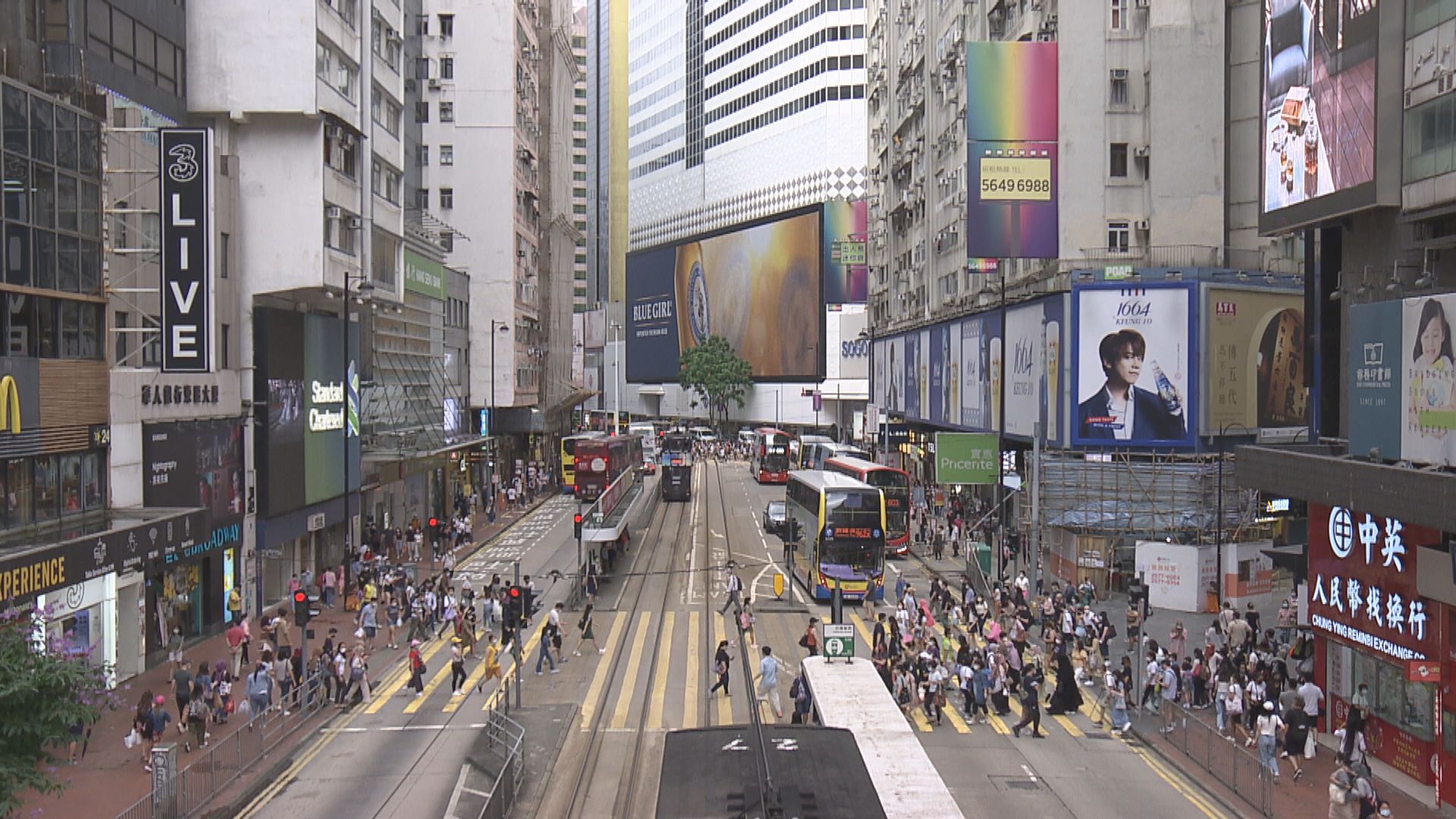 本港上月通脹回落至2% 較市場預期低