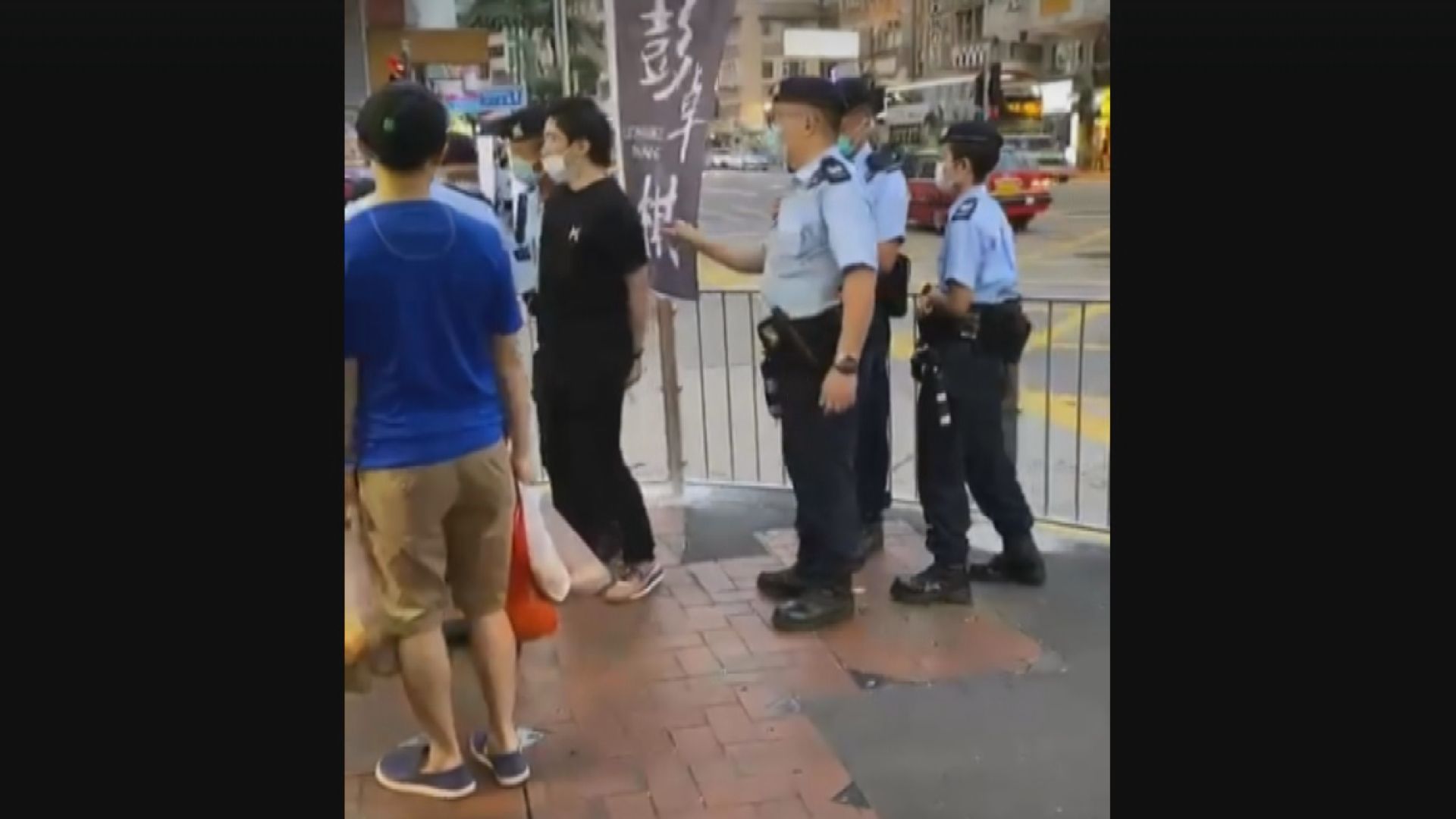 中西區區議員何致宏被警方拘捕