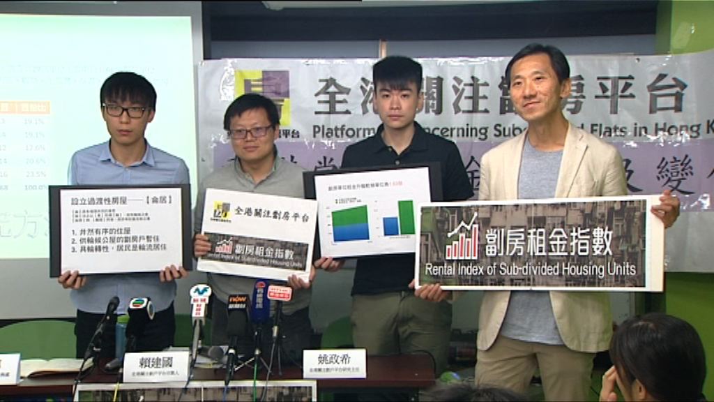 有團體建議政府實施租務管制