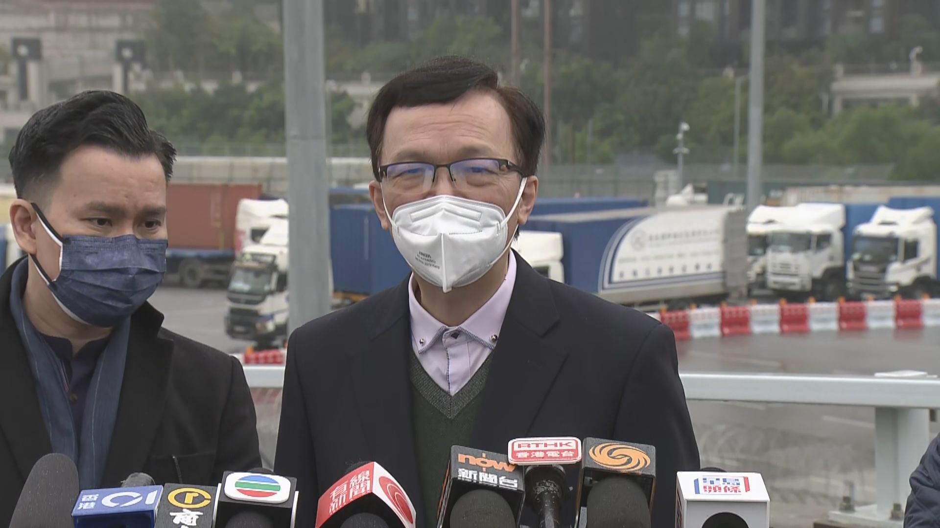 廖振新：跨境貨車改點對點交收後　貨運量升至每日9千多架次