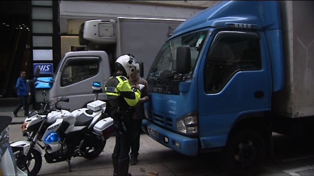 警方一連七日加強打擊違泊