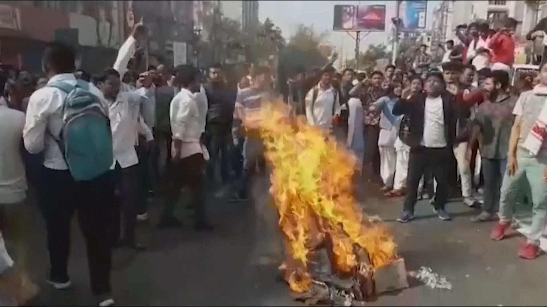 印度有示威抗議公民法修訂草案歧視穆斯林