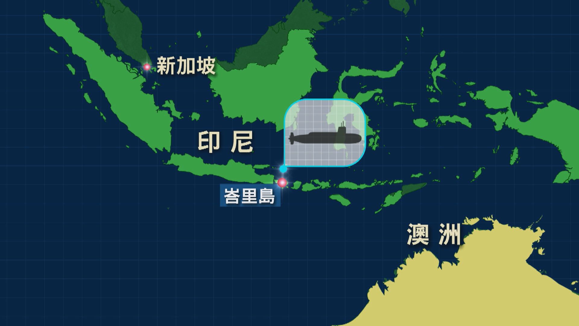 印尼海軍潛艇失蹤　新加坡、澳洲和印度協助搜救