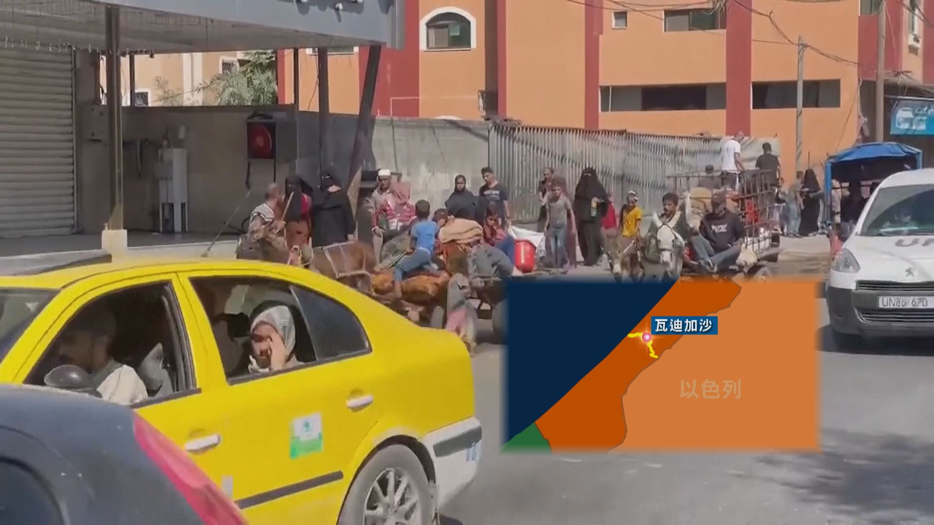 以色列要求加沙北部巴人向南撤離
