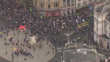 以色列和英國分別有要求釋放人質及聲援巴人示威