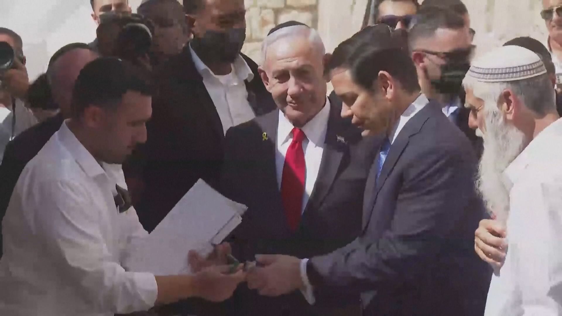 魯比奧到訪以色列耶路撒冷