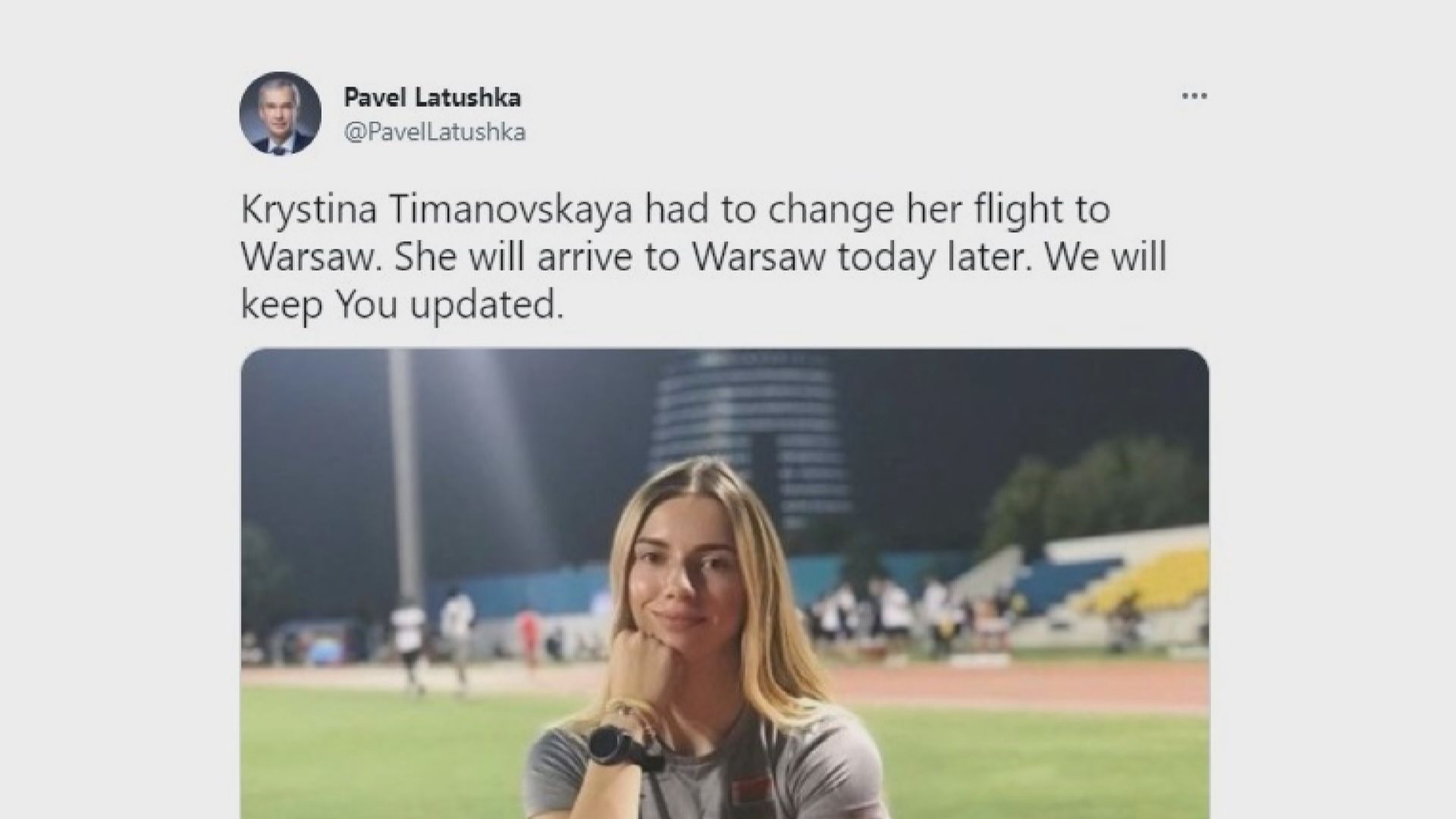 白俄奧運女跑手基於安全考慮改飛維也納