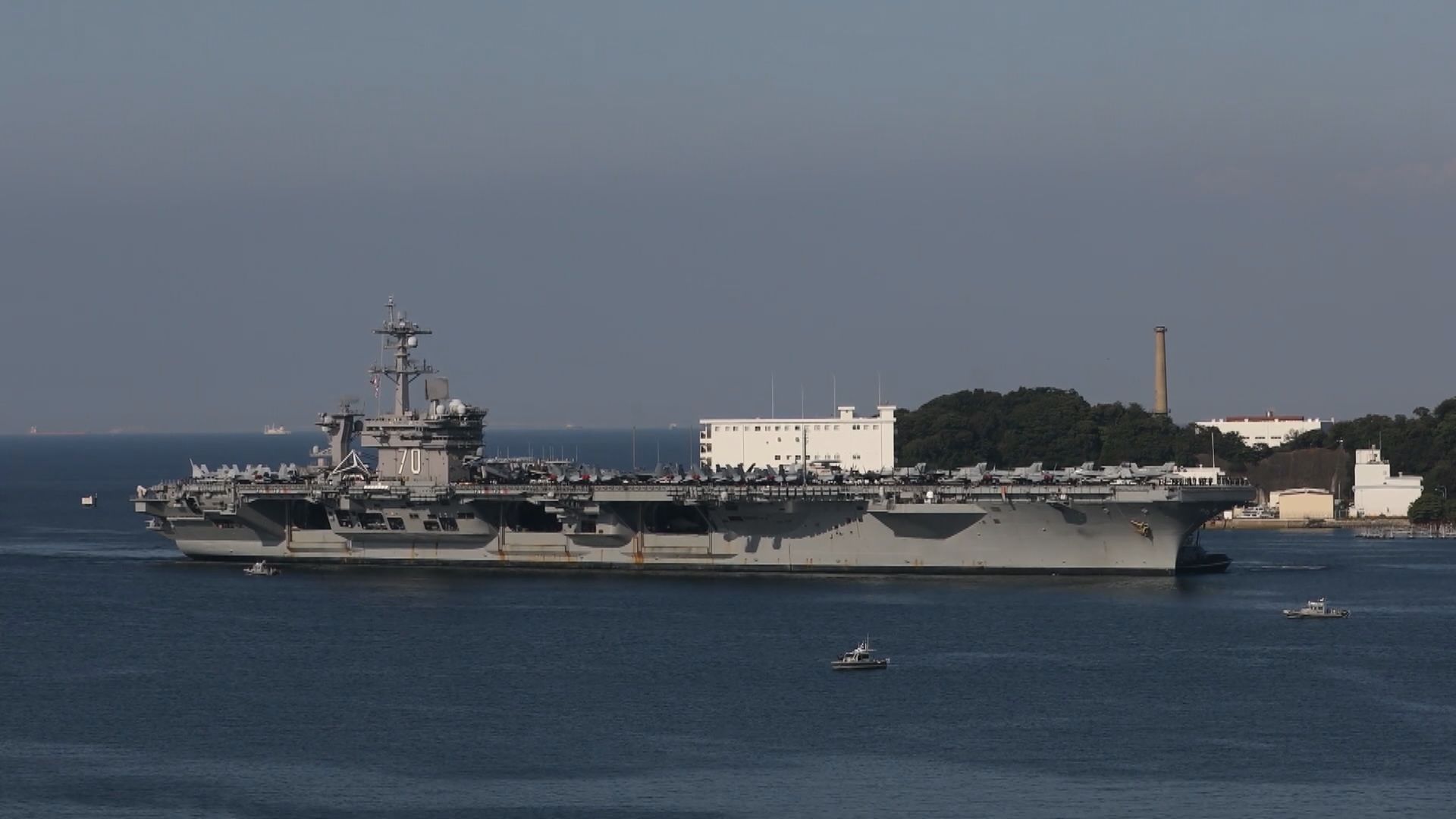 日本海上自衛隊聯同英美六國在沖繩西南部海域聯合訓練