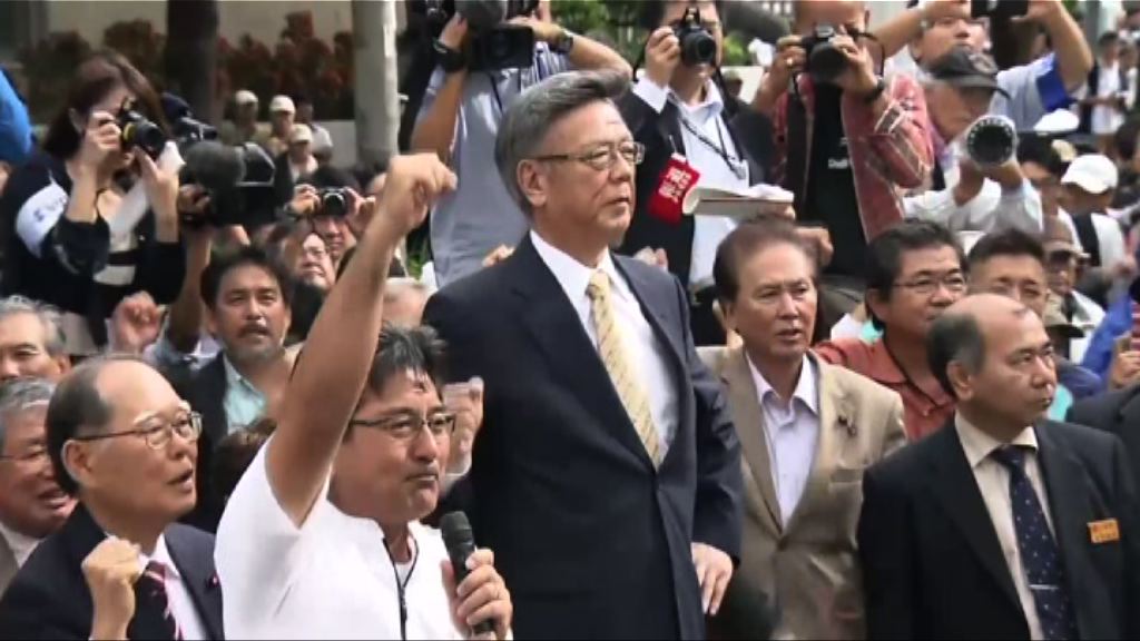 沖繩翁長雄志生前極力反對美軍基地搬遷 