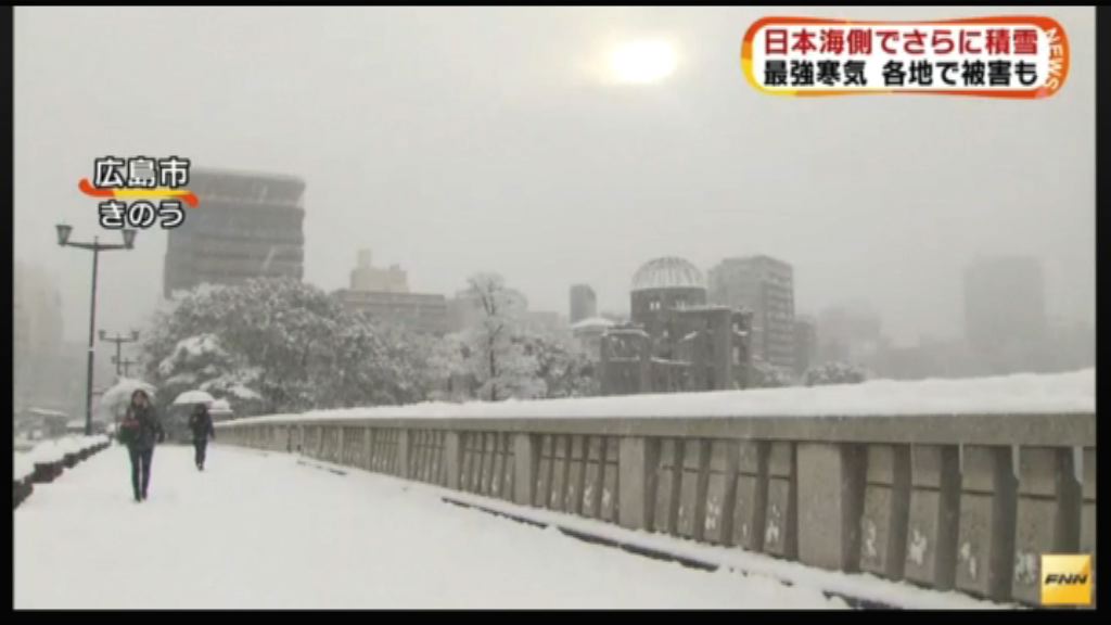 日中部及北陸多區持續大雪　一人被積雪壓死