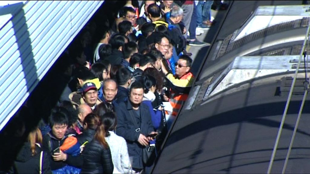東鐵綫一月故障　港鐵指軟件有編碼誤差