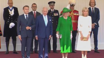 馬克龍國事訪問英國