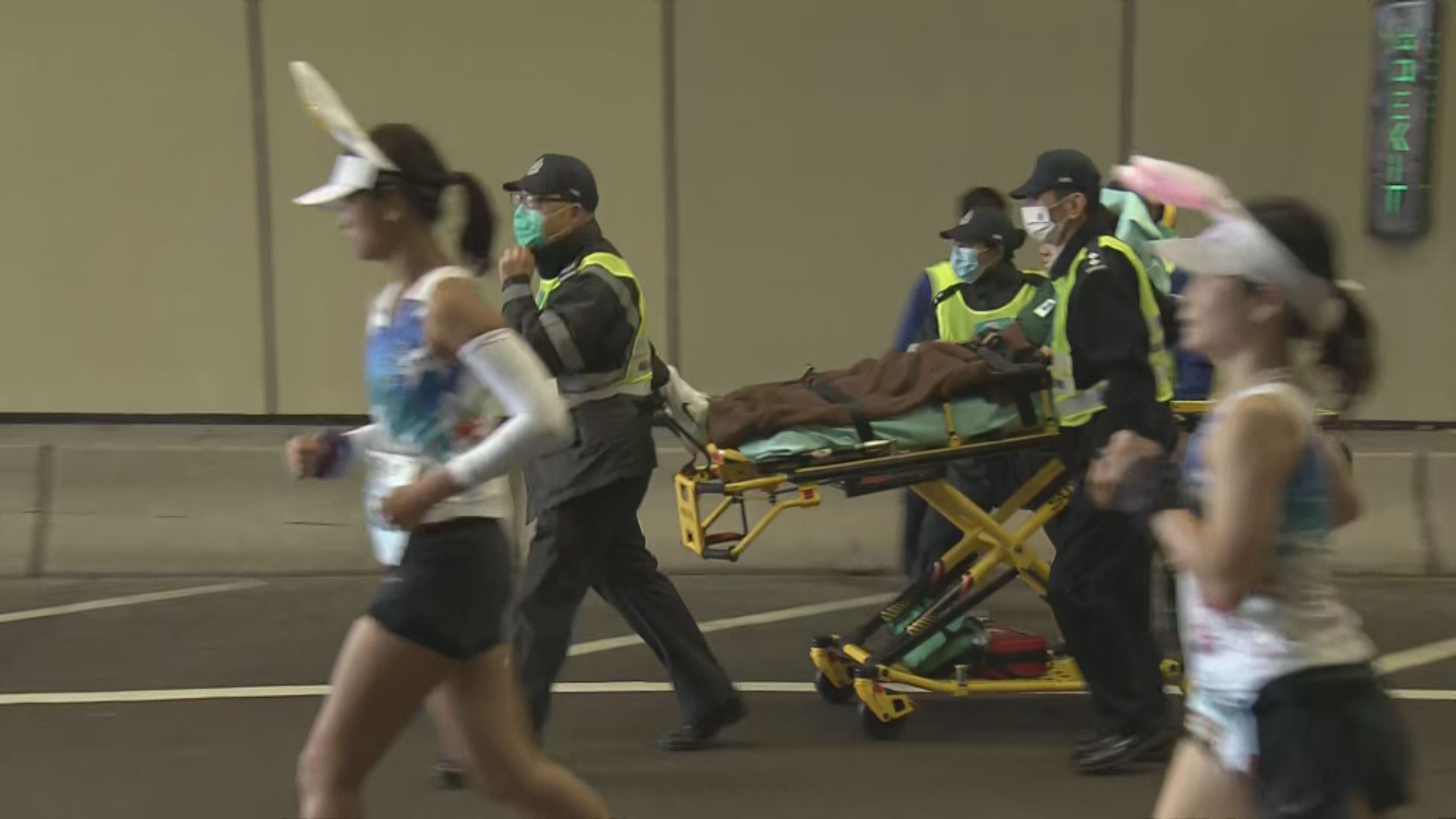 截至下午五時　有35名跑手不適送院