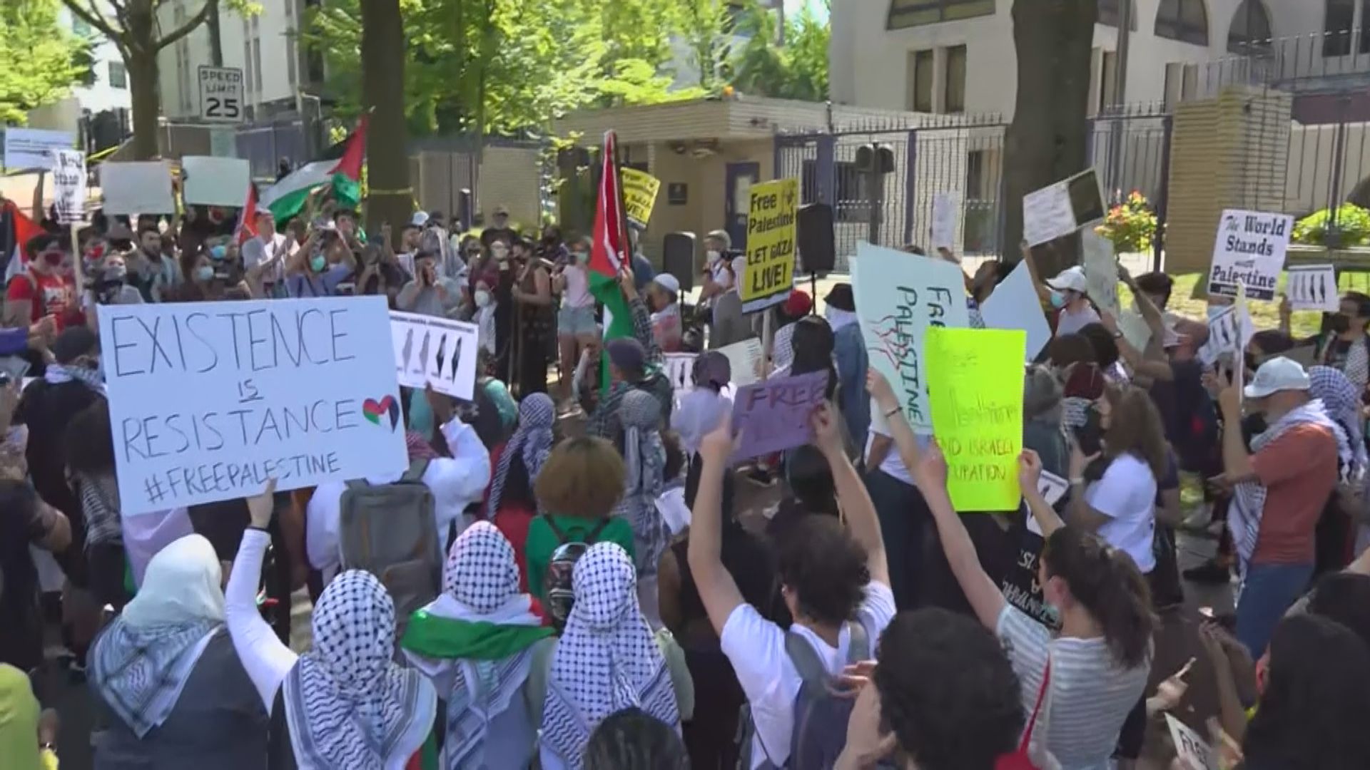 多國繼續有反以色列示威抗議空襲加沙