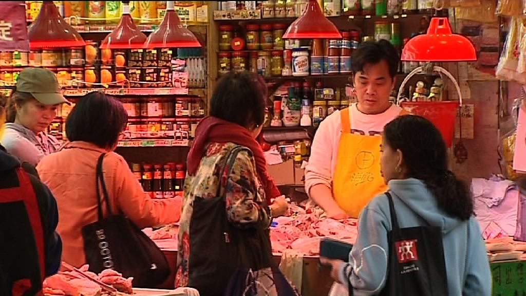 凍肉檔貨源受影響　生意受打擊