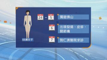 新增基孔肯雅熱輸入個案　66歲女子曾到佛山