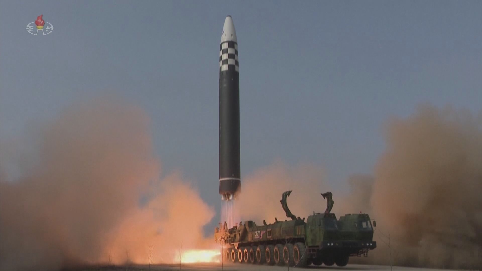 北韓時隔兩天再向東部海域試射彈道導彈