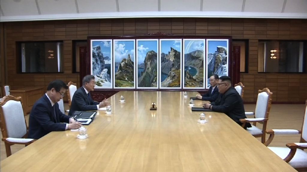 文在寅再晤金正恩　就美朝峰會交換意見