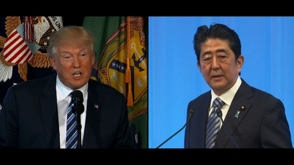 美日領袖同意就北韓問題緊密聯繫