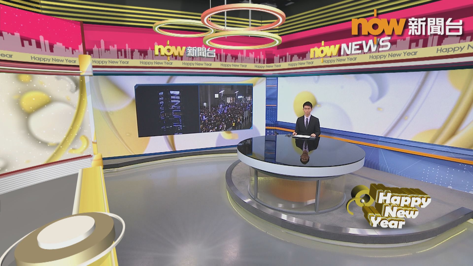 【現場報道】維港無煙花匯演　尖沙咀依舊人頭湧湧