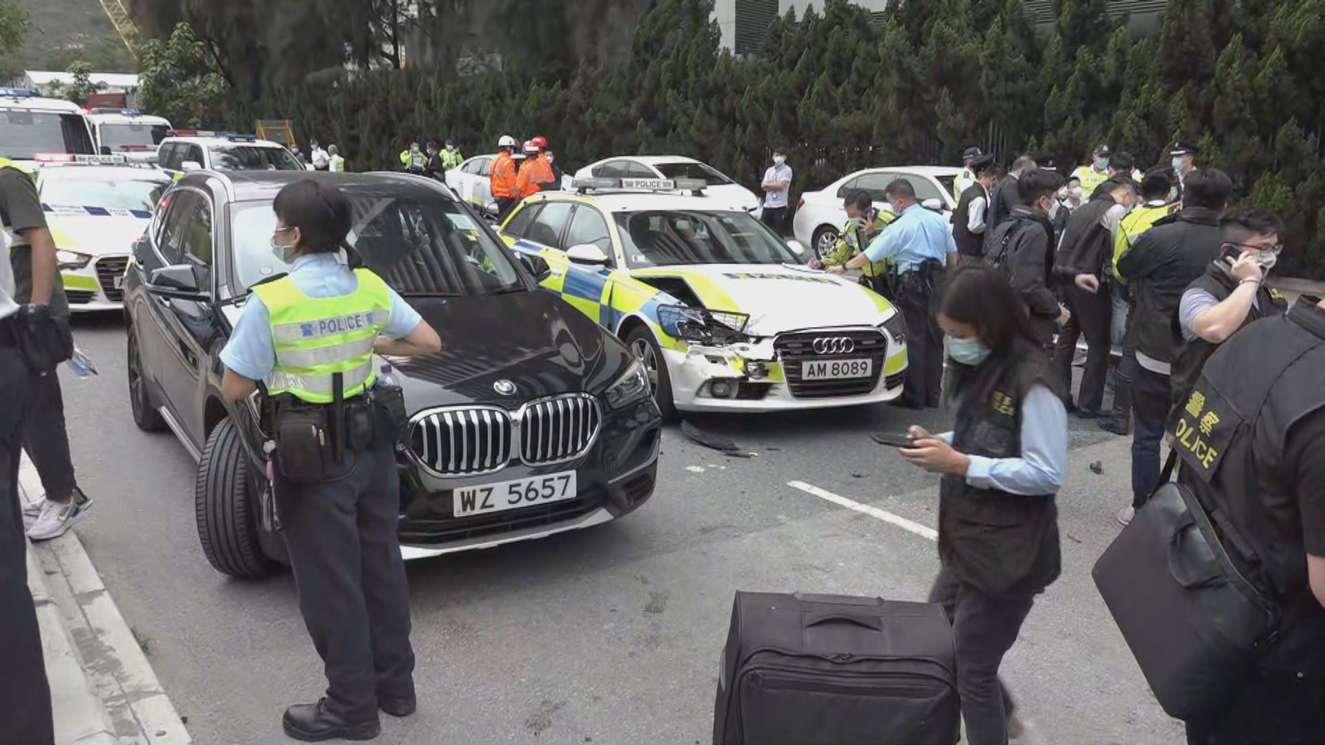 【最新】交通警沙田第一城追截車輛時開槍　一人中槍