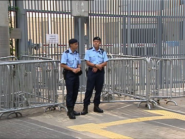 佔領一周年　政總外加強保安