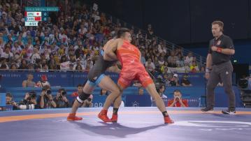 巴黎奧運古典式摔跤男子60公斤級 曹利國奪銀