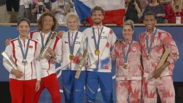 巴黎奧運網球混雙 國家隊張之臻夥拍王欣瑜奪銀