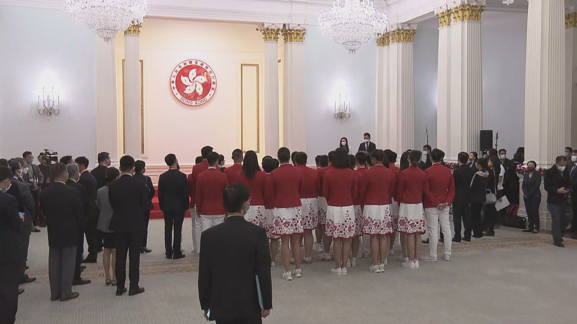 國家隊運動員出席特區政府歡迎晚宴
