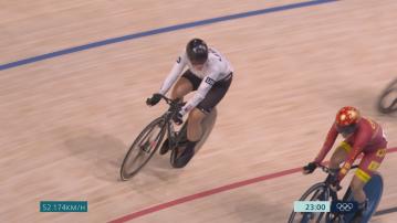 巴黎奧運場地單車女子全能賽 美國的華妮迪成功衛冕