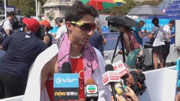 巴黎奧運三項鐵人 港隊代表伍泰龍退賽未能完成 | Now 新聞
