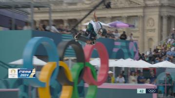 巴黎奧運滑板公園碗池賽 基瑾彭馬成功衛冕