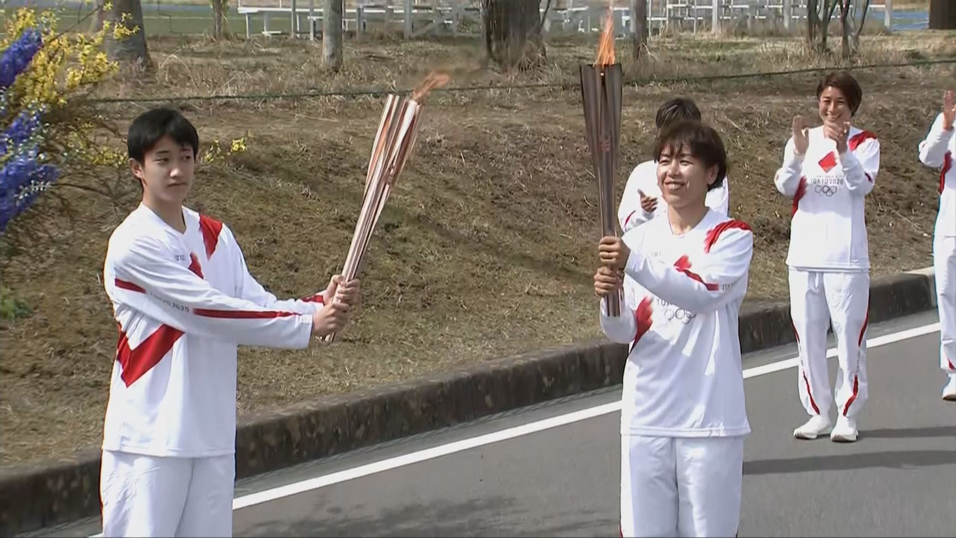 東奧聖火傳遞啟動　奧組委主席盼聖火成日本及世界希望