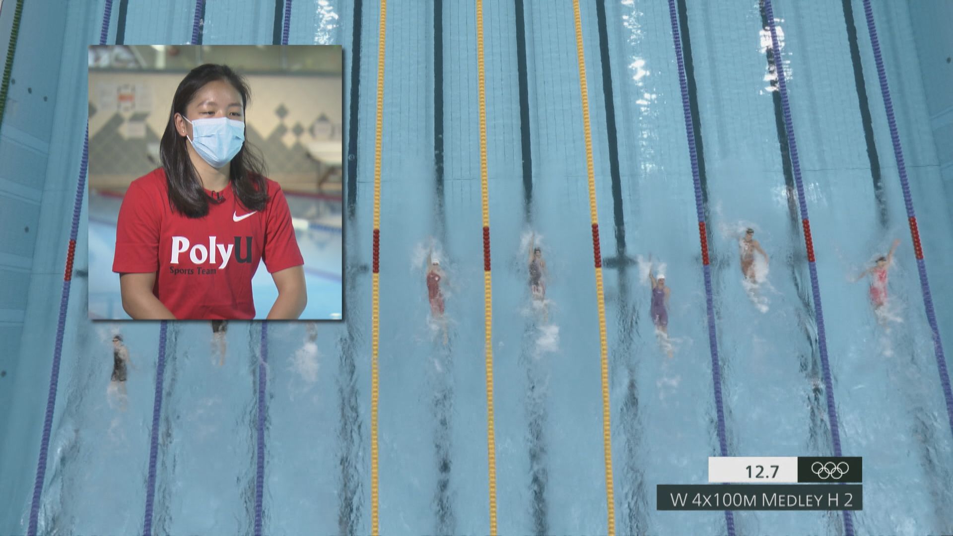 泳隊黃筠陶重返校園　大學設特別安排兼顧訓練及學業