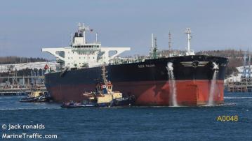 一艘運油輪在於阿曼灣疑遭扣押